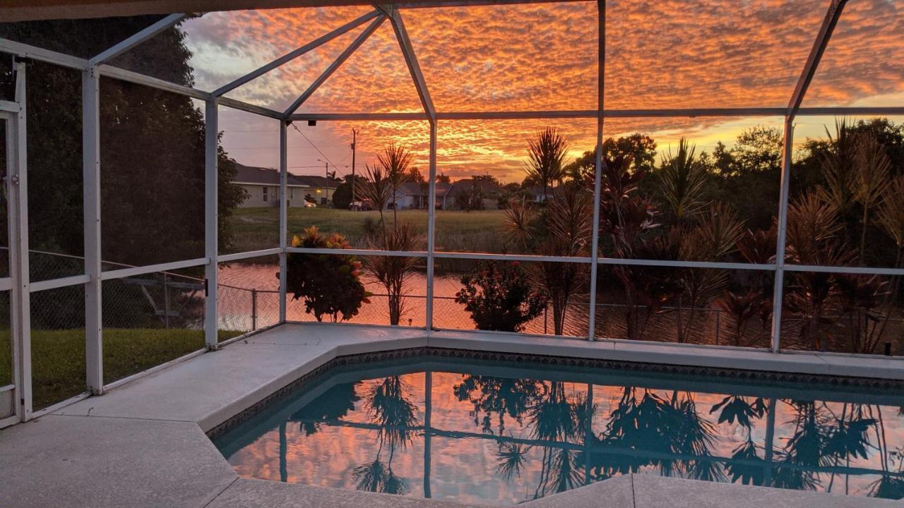 Villa Luhna 3 Bed / 2 Bath Canalfront Heated Pool ケープコーラル エクステリア 写真